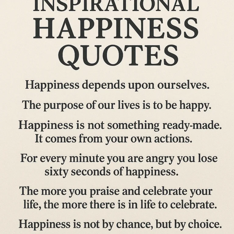 Featured image for 50 Inspirational Happiness Quotes to Transform Your Life 2026