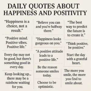 Featured image for 150 Daily Quotes About Happiness Positivity 2026