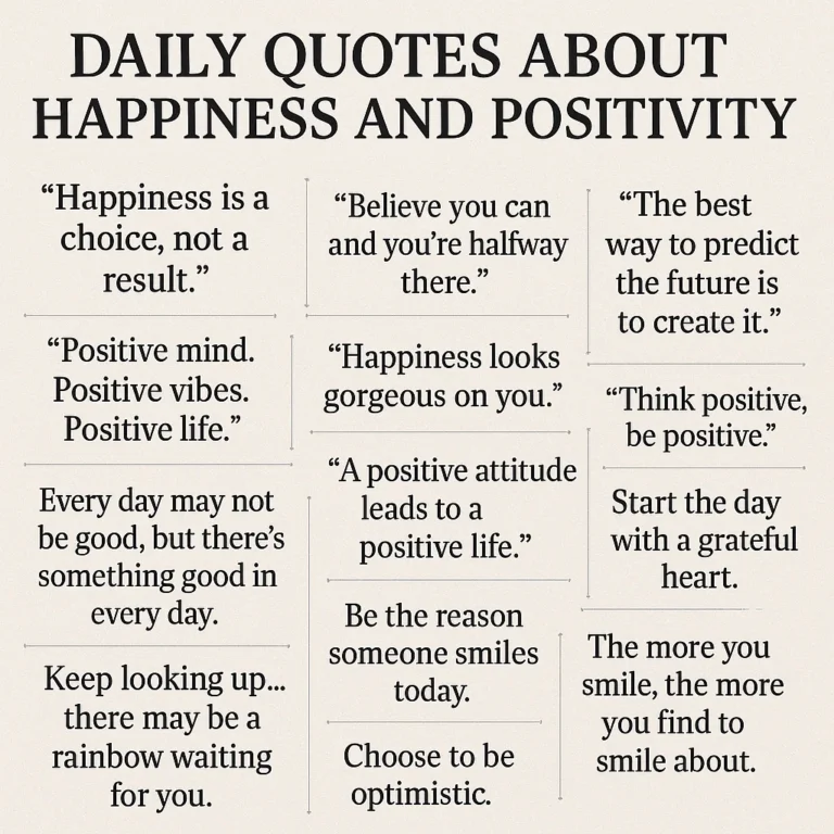 Featured image for 150 Daily Quotes About Happiness Positivity 2026