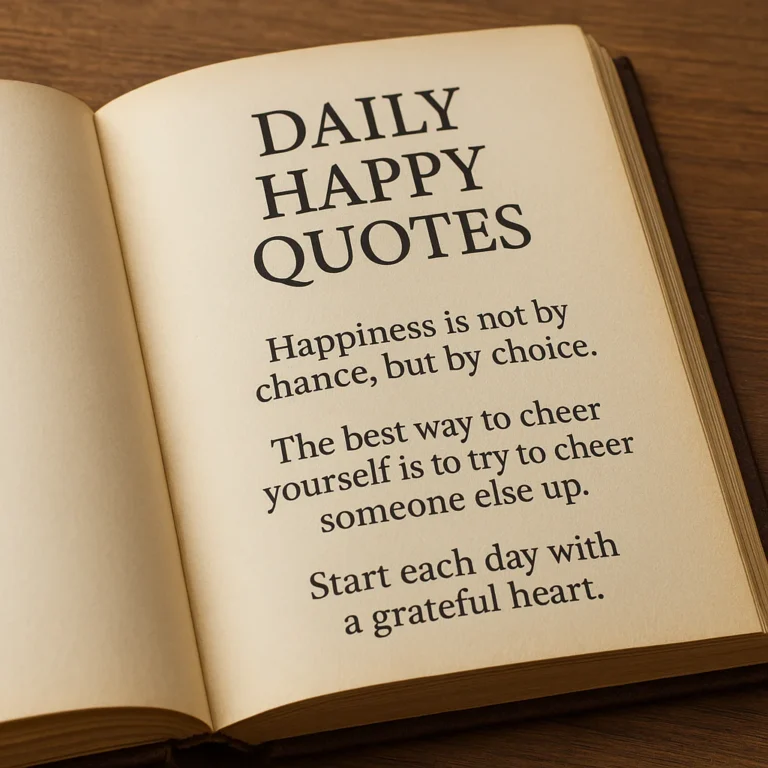 Featured image for 10 Science-Backed Reasons to Read Daily Happy Quotes 2026