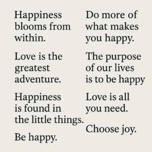 Featured image for 30 Short Quotes About Happiness and Love to Spark Joy 2026