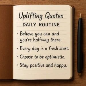 Featured image for How to Integrate Uplifting Quotes Into Daily Routine 2026